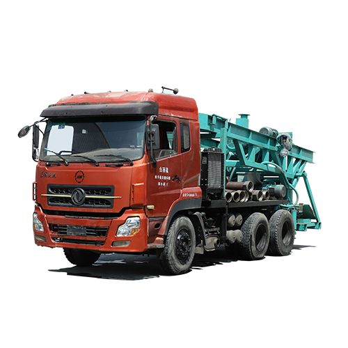 10寸後八輪(lún)汽車鑽機