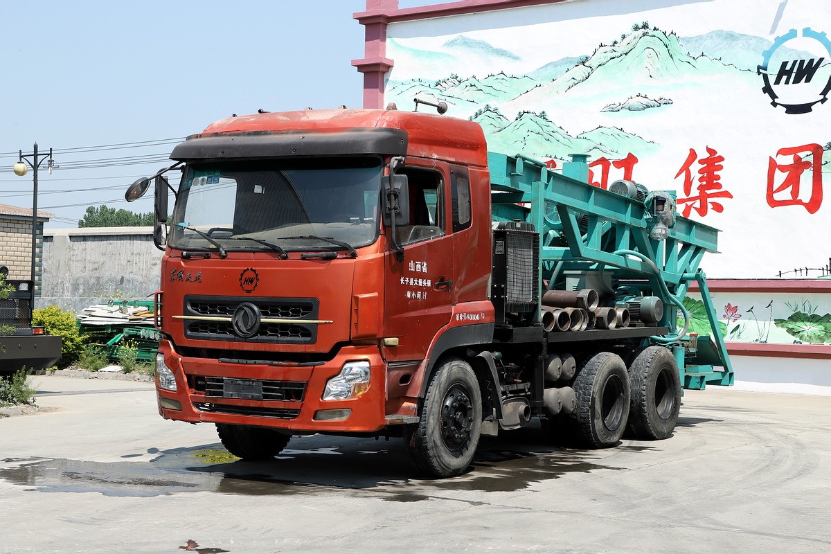 8寸後(hòu)八輪汽車(chē)鑽機